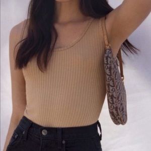 Reformation “Shani” Top - Tan color - Size XL